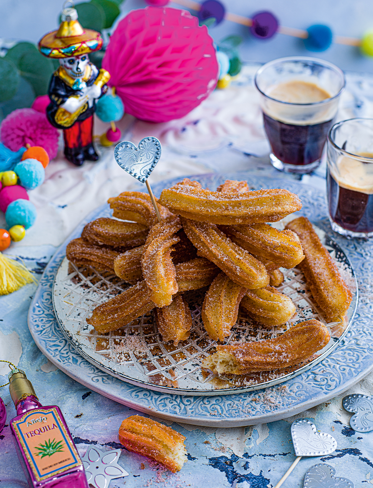 Cinnamon Sugar Churros Recipe Sainsbury S Magazine   Churros 