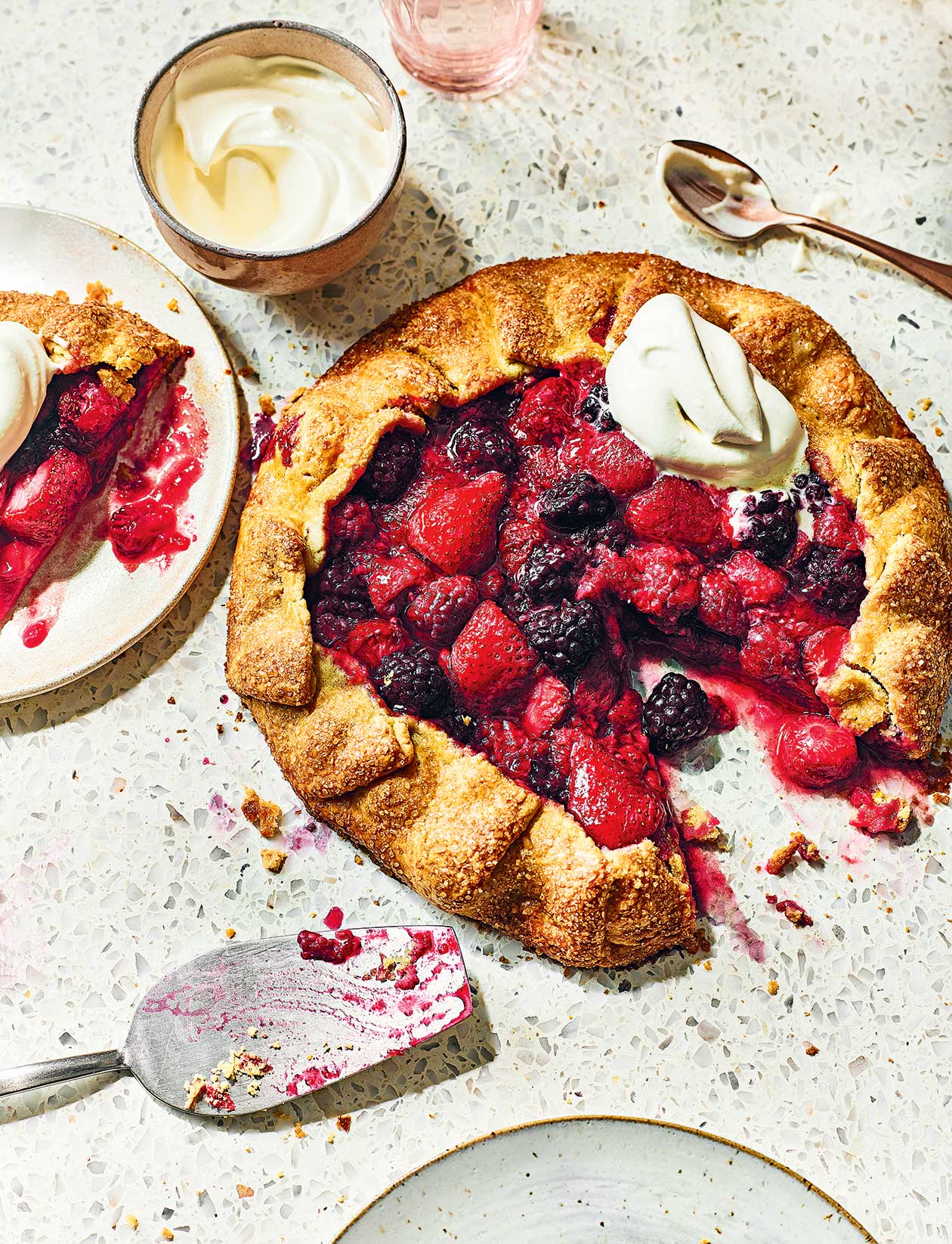 Summer pudding pie recipe | Sainsbury`s Magazine