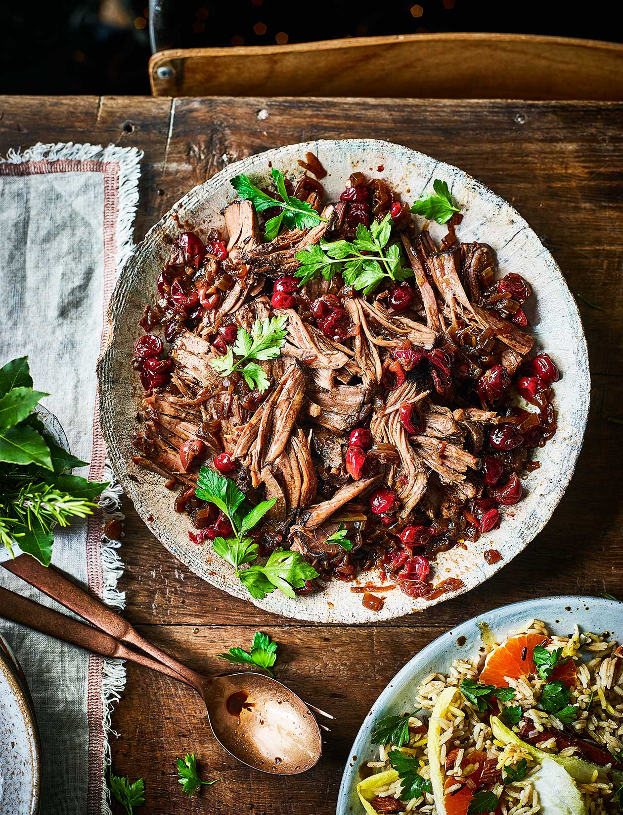 Slow Cooked Spiced Beef Brisket With Cranberries Recipe Sainsbury`s Magazine 4923