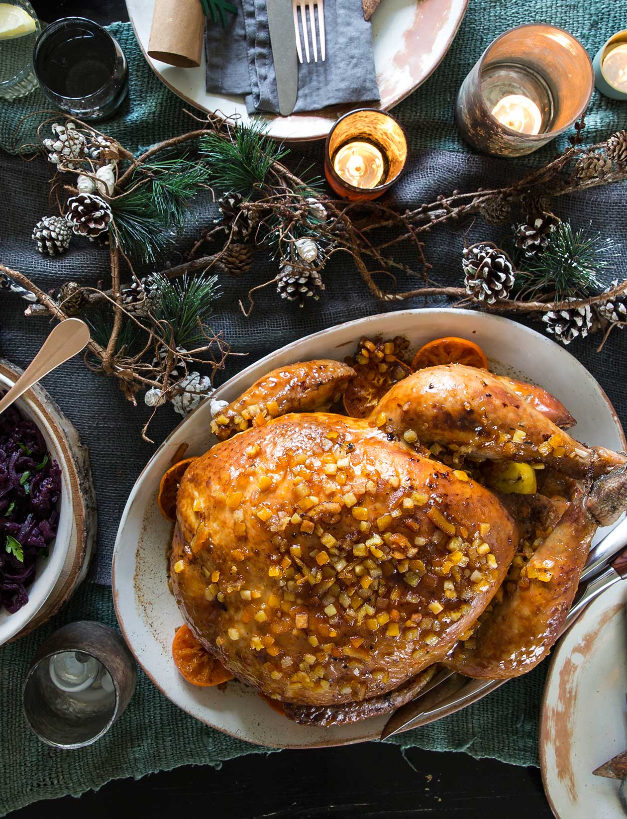 Sticky Citrus And Spice Turkey Recipe Sainsbury S Magazine   Spiced Turkey 