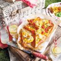 Ploughman's frittata slice