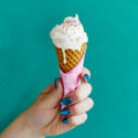 Vegan banana ice cream