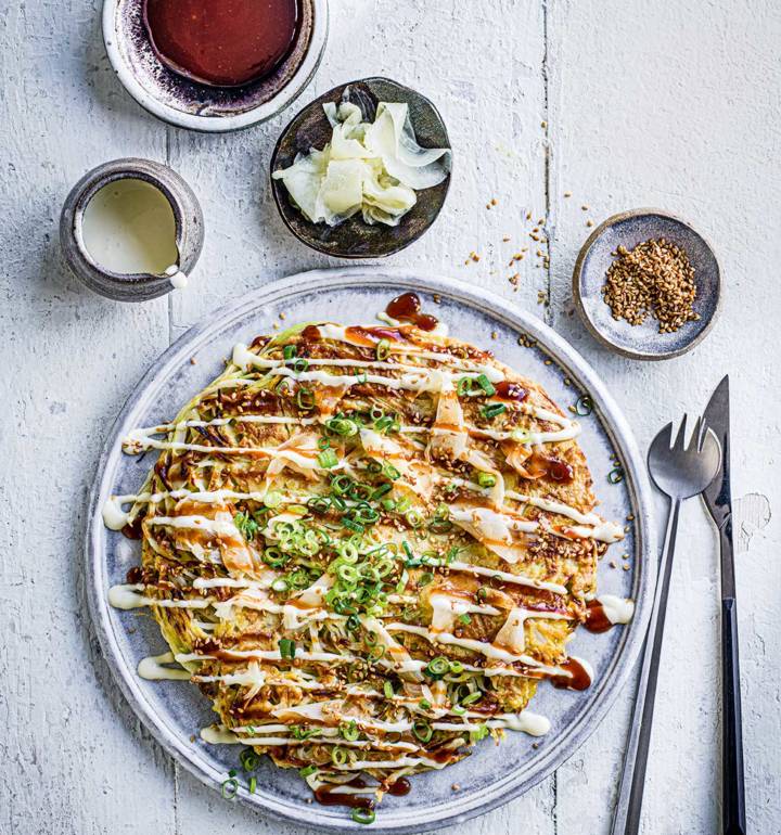 Okonomiyaki pancake
