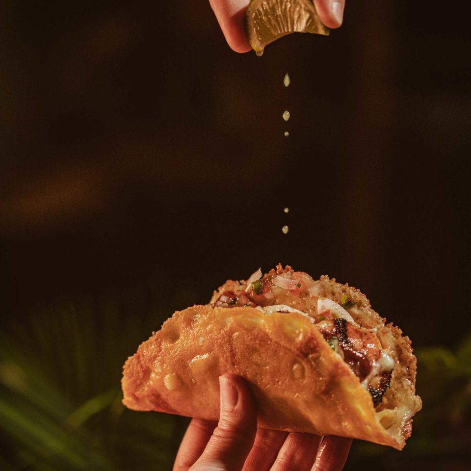 Beef barbacoa tacos
