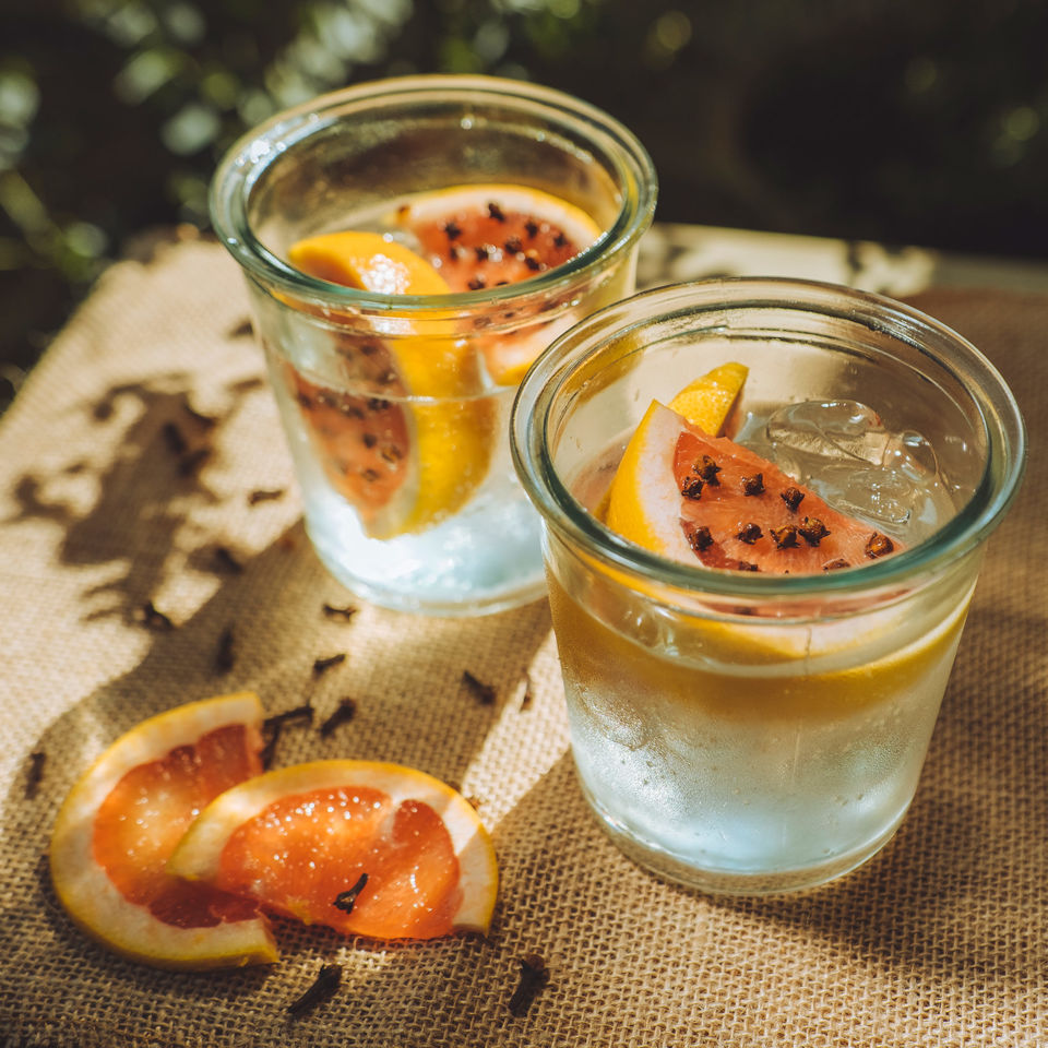 Home-distilled gin