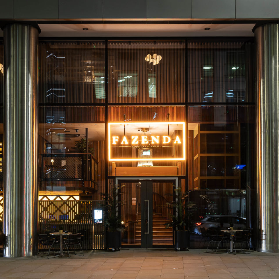 The Fazenda restaurant in Bishopsgate