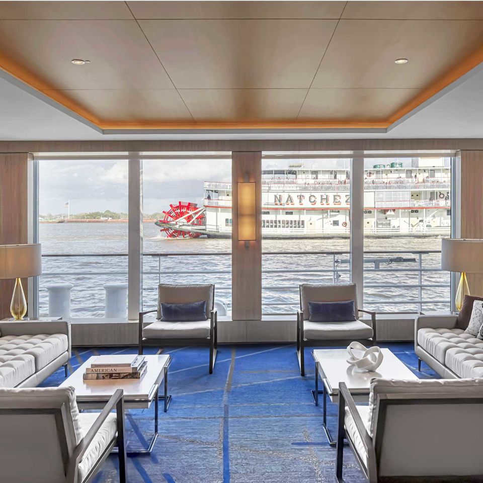 Viking Mississippi's sleek and stylish interior