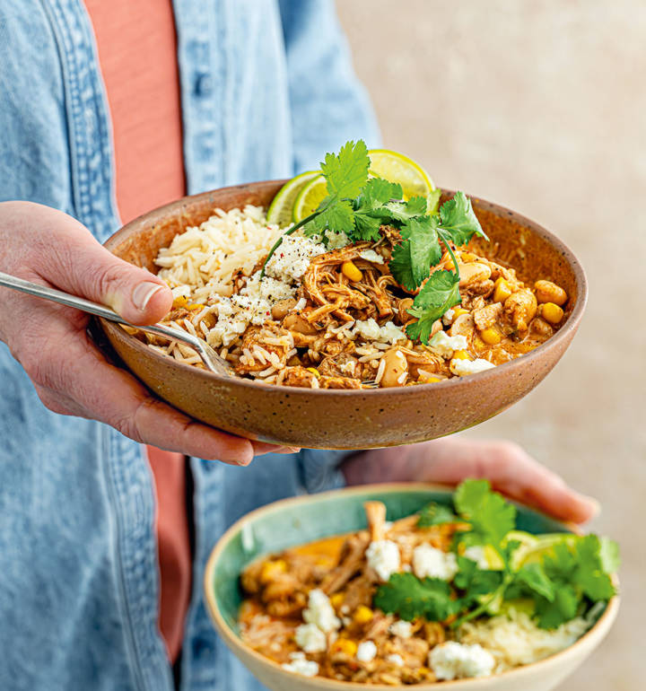 Zesty white chilli con pollo